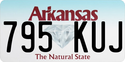 AR license plate 795KUJ