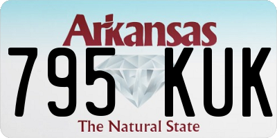AR license plate 795KUK