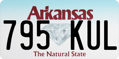 AR license plate 795KUL