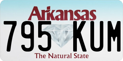 AR license plate 795KUM
