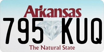 AR license plate 795KUQ