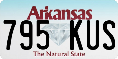AR license plate 795KUS