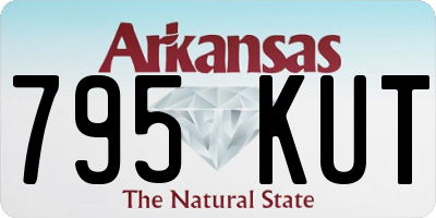 AR license plate 795KUT