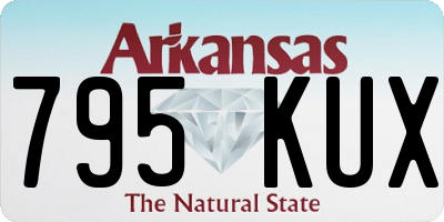 AR license plate 795KUX