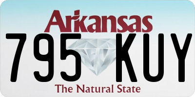 AR license plate 795KUY