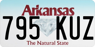 AR license plate 795KUZ