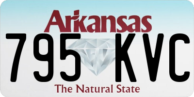AR license plate 795KVC