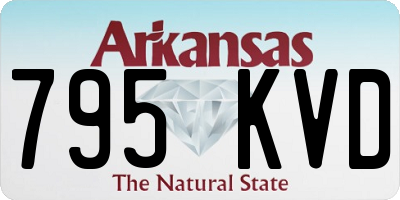 AR license plate 795KVD