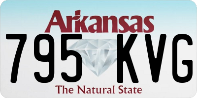 AR license plate 795KVG