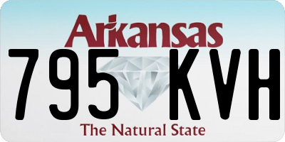 AR license plate 795KVH