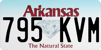 AR license plate 795KVM