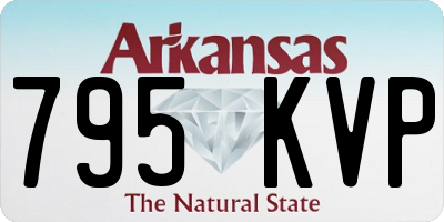 AR license plate 795KVP