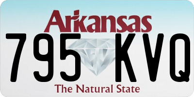 AR license plate 795KVQ
