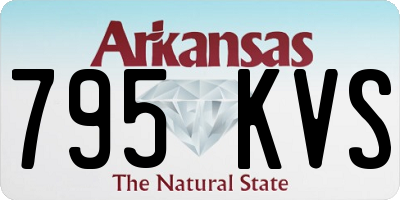 AR license plate 795KVS