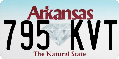 AR license plate 795KVT