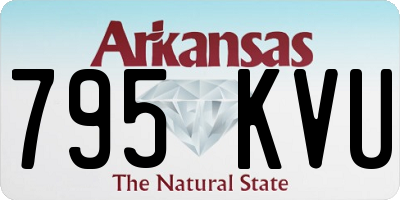 AR license plate 795KVU