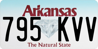 AR license plate 795KVV