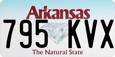 AR license plate 795KVX
