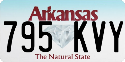 AR license plate 795KVY