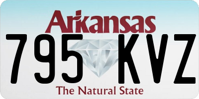 AR license plate 795KVZ