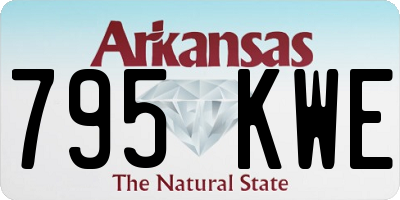AR license plate 795KWE