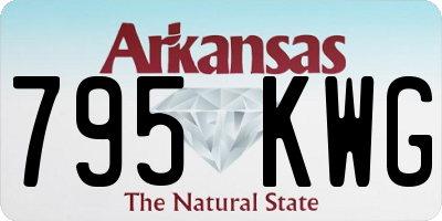 AR license plate 795KWG