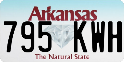AR license plate 795KWH