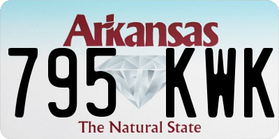 AR license plate 795KWK