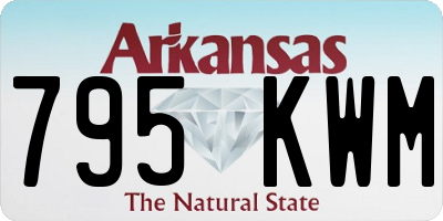 AR license plate 795KWM