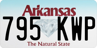 AR license plate 795KWP
