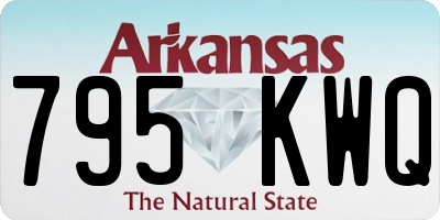 AR license plate 795KWQ