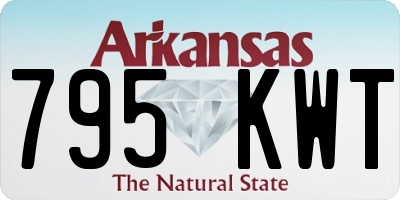AR license plate 795KWT