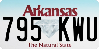 AR license plate 795KWU