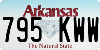 AR license plate 795KWW