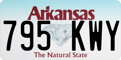 AR license plate 795KWY