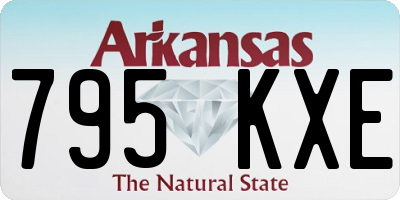 AR license plate 795KXE