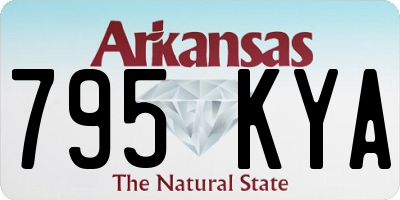 AR license plate 795KYA