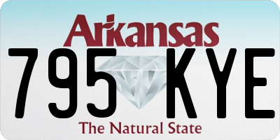 AR license plate 795KYE