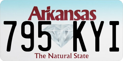 AR license plate 795KYI