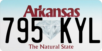 AR license plate 795KYL