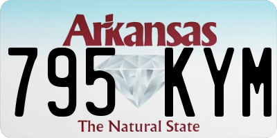 AR license plate 795KYM