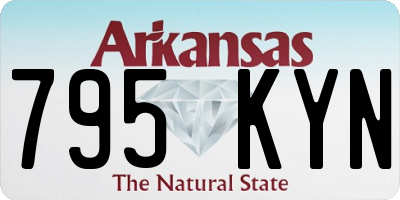 AR license plate 795KYN
