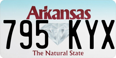 AR license plate 795KYX