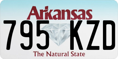 AR license plate 795KZD
