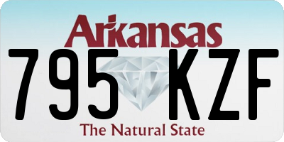 AR license plate 795KZF