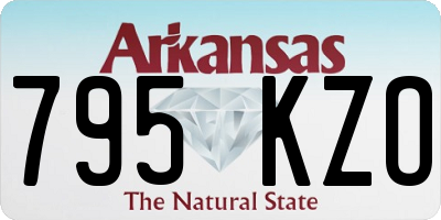AR license plate 795KZO