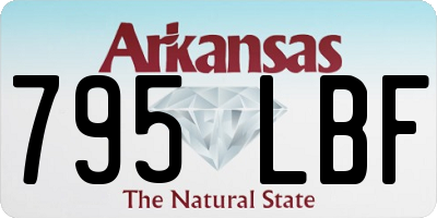 AR license plate 795LBF