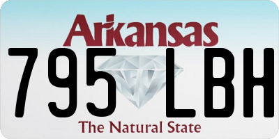 AR license plate 795LBH