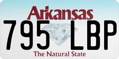 AR license plate 795LBP