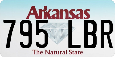 AR license plate 795LBR